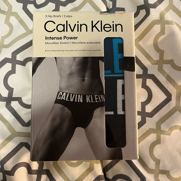 Calvin Klein Intense Power Men Microfiber Stretch Hip Brief 3-Pack L color - Picture 12 of 16